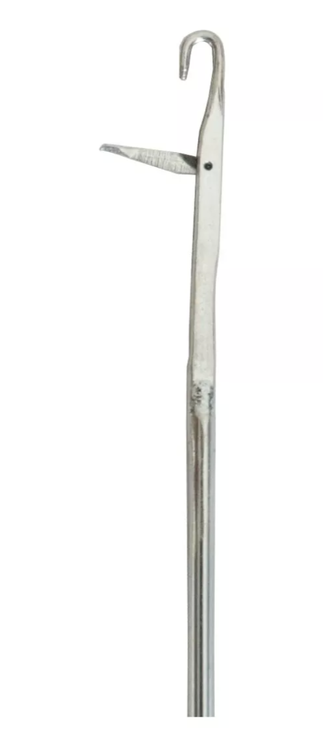 2 Varillas Ganchos Volteador Resistente Largo 26 Cms Costura