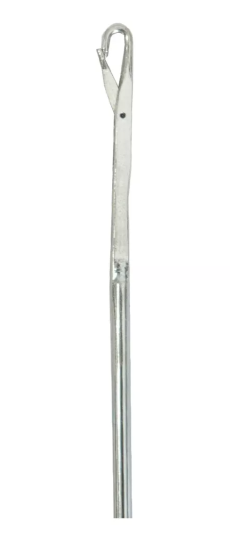 2 Varillas Ganchos Volteador Resistente Largo 26 Cms Costura