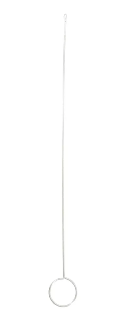 2 Varillas Ganchos Volteador Resistente Largo 26 Cms Costura