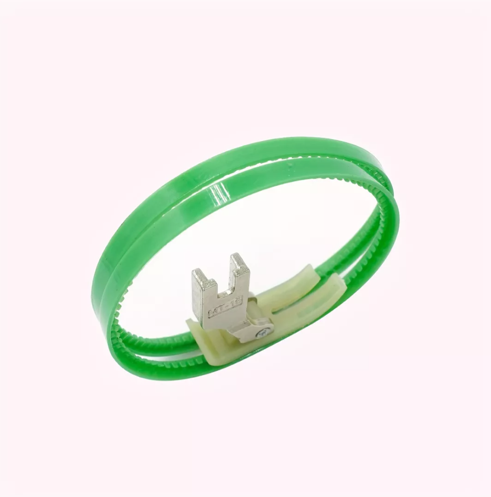 Pie Prensatelas Con Anillos Deslizantes Antiadherentes Verde
